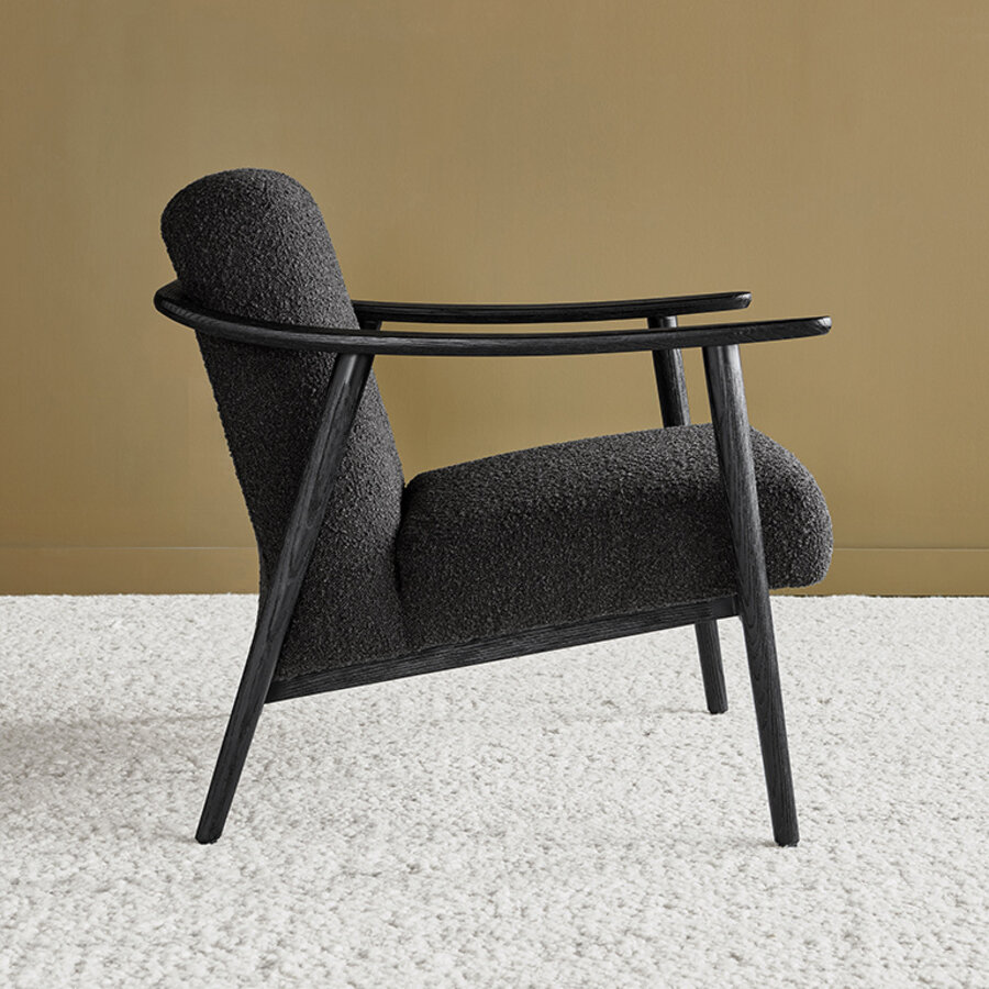FAUTEUIL BALTIC FRÊNE NOIR par Gus* Modern