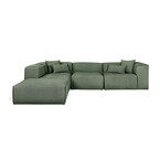 NEST - Modular 5 seater with ottoman - Sectional by Gus* Modern