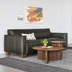 Cabot leather sofa by Gus* Modern
