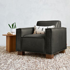 Cabot leather armchair by Gus* Modern