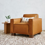 Cabot leather armchair by Gus* Modern