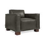 Fauteuil de cuir Cabot par Gus* Modern