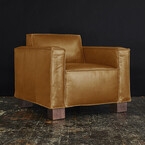 Cabot leather armchair by Gus* Modern
