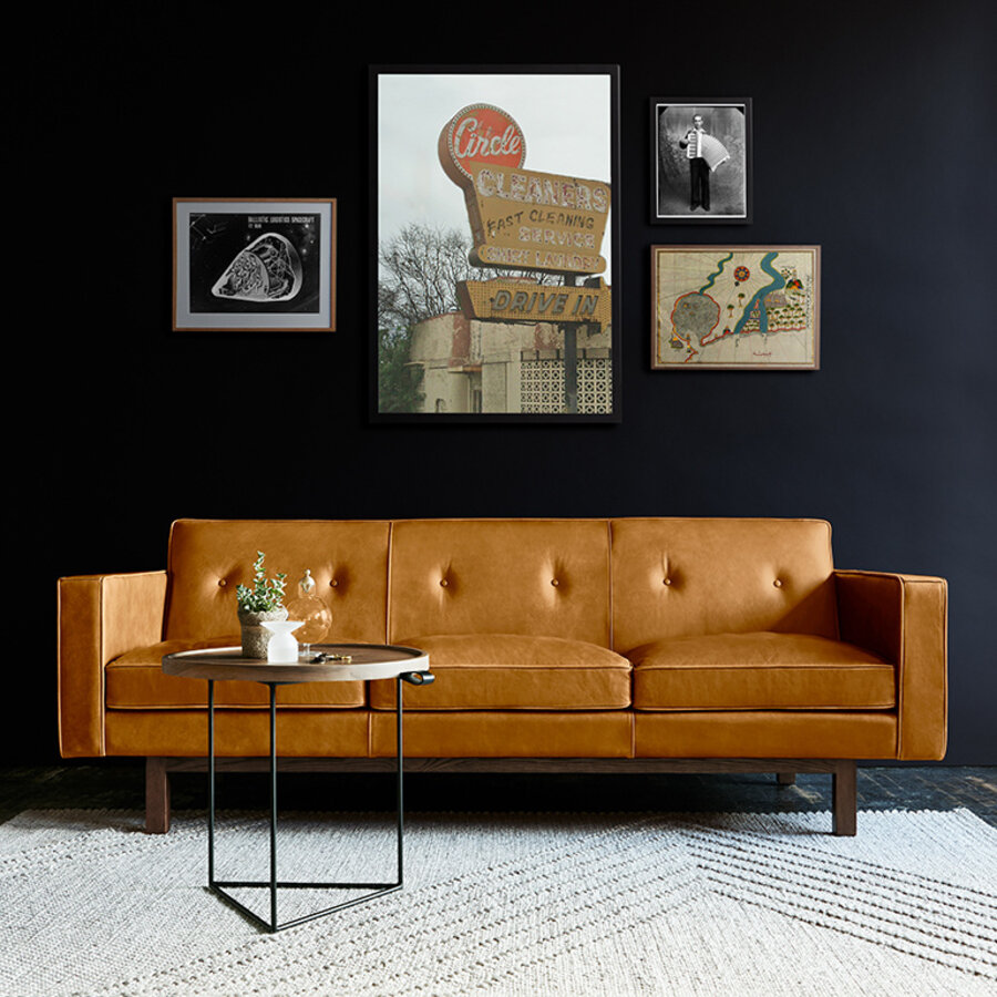 Embassy leather sofa by Gus* Modern