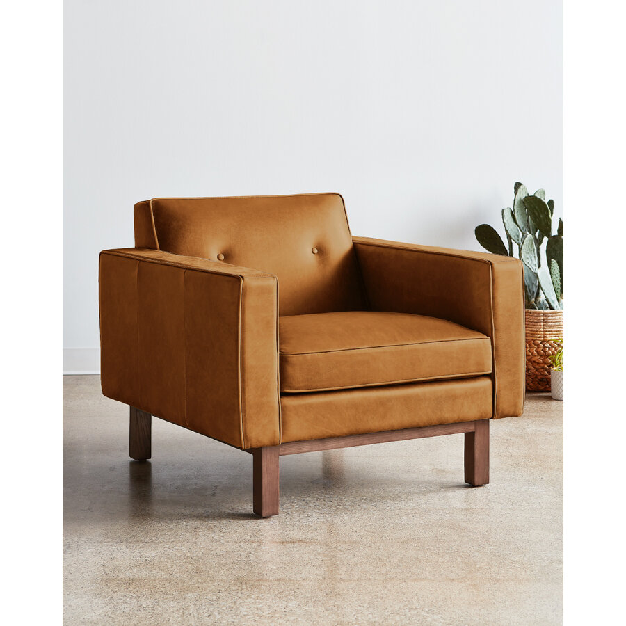Embassy leather armchair by Gus* Modern