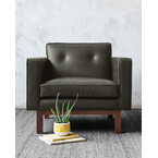 Embassy leather armchair by Gus* Modern