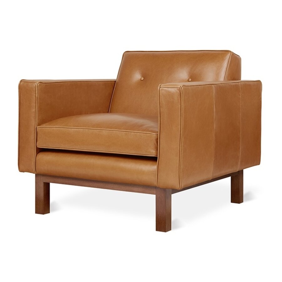 Fauteuil de cuir Embassy  par Gus* Modern