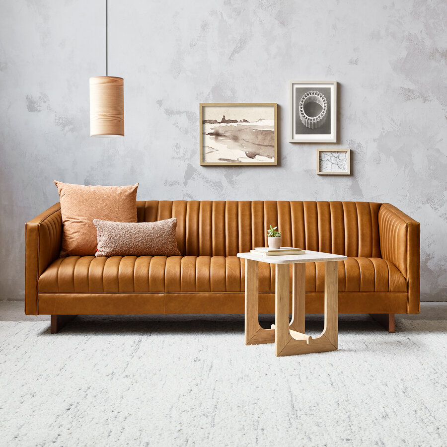 Wallace leather sofa by Gus* Modern