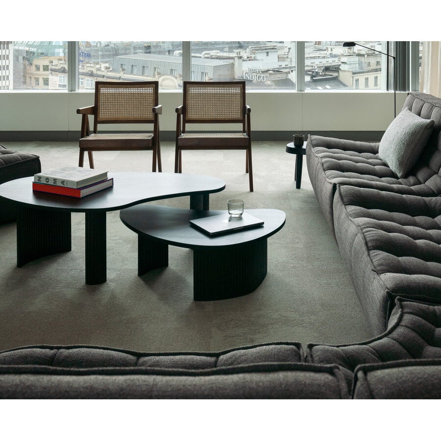 DÉMO / TABLE BASSE BOOMERANG G - Acajou Brun Foncé