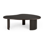 DEMO / BOOMERANG COFFEE TABLE L – Dark Brown Mahogany