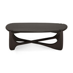 DEMO / PI COFFEE TABLE – Dark Brown Mahogany