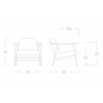 DÉMO / FAUTEUIL BALTIC - Cuir Tuscon Char