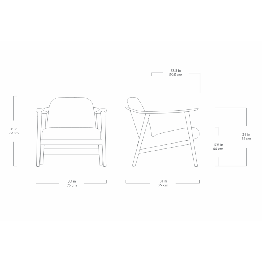 DEMO / BALTIC LOUNGE CHAIR – Tuscon Char Leather