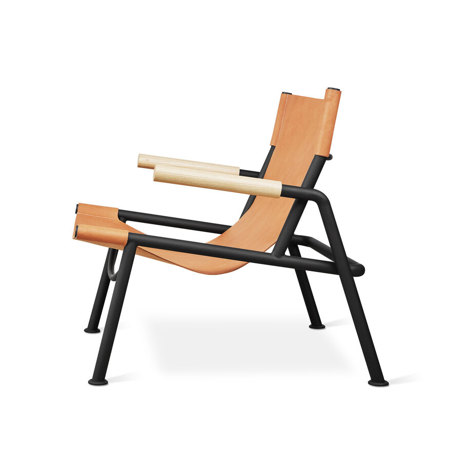 DÉMO / FAUTEUIL WYATT SLING - Cuir Sorrel Havana
