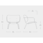 DEMO / BANTAM LOUNGE CHAIR – Black Ash
