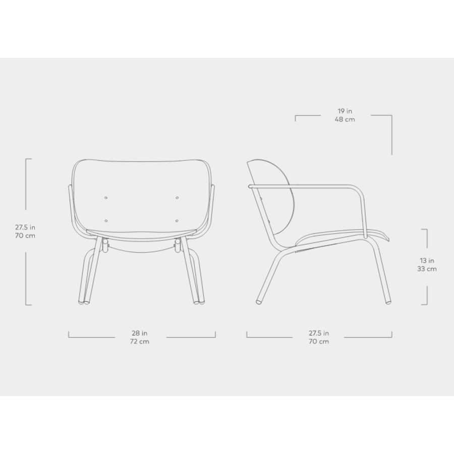 DEMO / BANTAM LOUNGE CHAIR – Black Ash