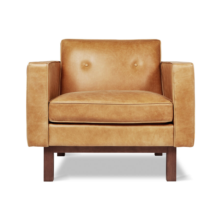 DÉMO / FAUTEUIL EMBASSY - Cuir Canyon Whiskey