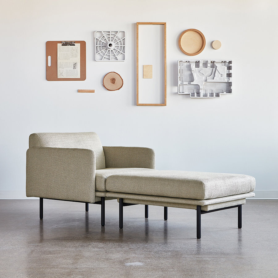 DÉMO / FAUTEUIL FOUNDRY - Andorra Almond