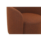 DEMO / BIARRITZ SWIVEL ARMCHAIR – Bouclé Rust