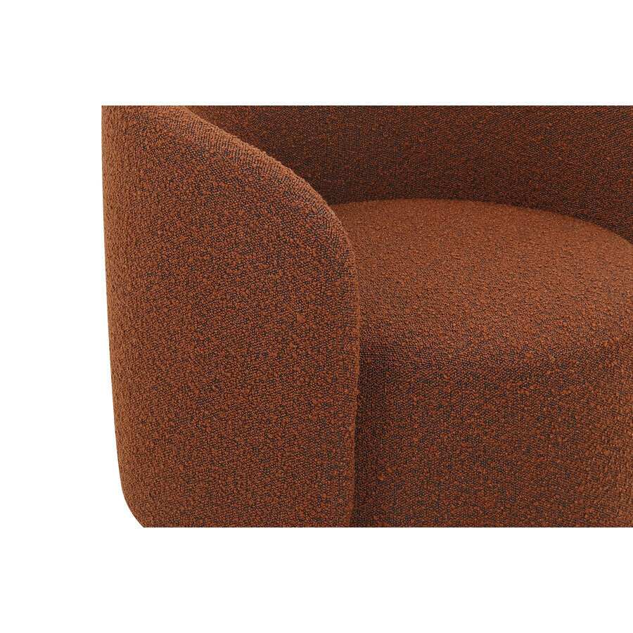 DÉMO / FAUTEUIL PIVOTANT BIARRITZ - Bouclé Rust