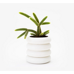 STACKING PLANTER LARGE WHITE