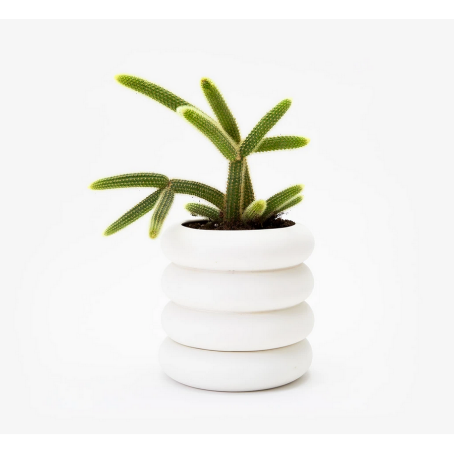 STACKING PLANTER LARGE WHITE