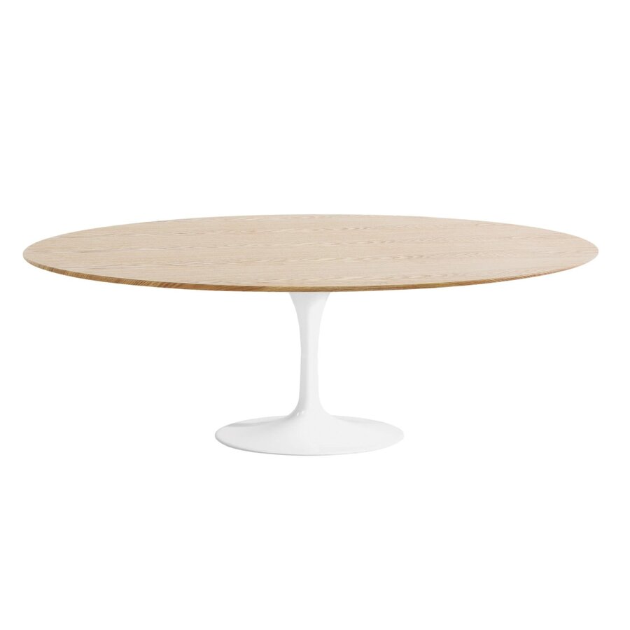 TRUMPET DINING TABLE OVAL & NATURAL 67'' x 43''