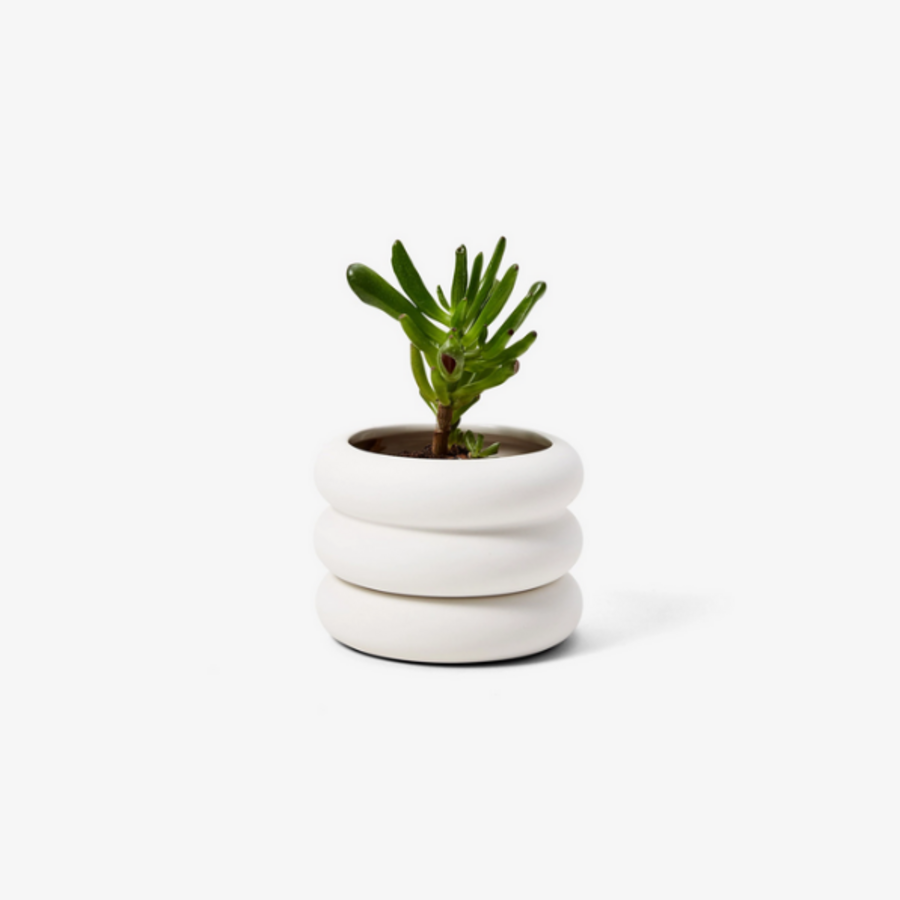JARDINIÈRE STACKING PLANTER MINI BLANC