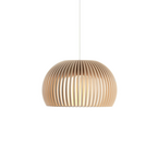 LAMPE SUSPENDUE FLUTE E NATUREL - INTÉRIEUR ET EXTÉREUR NATUREL