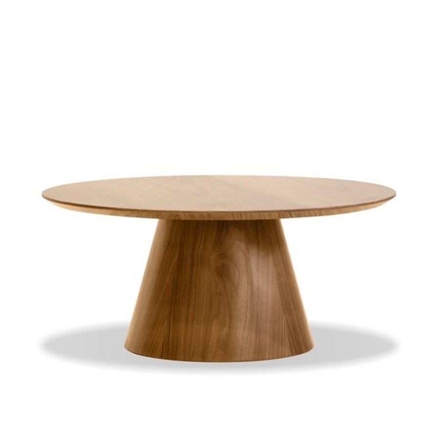 TOWER COFFEE TABLE WALNUT ROUND 36''