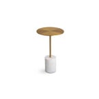 CIRCULO SIDE TABLE ANTIQUE BRASS SMALL