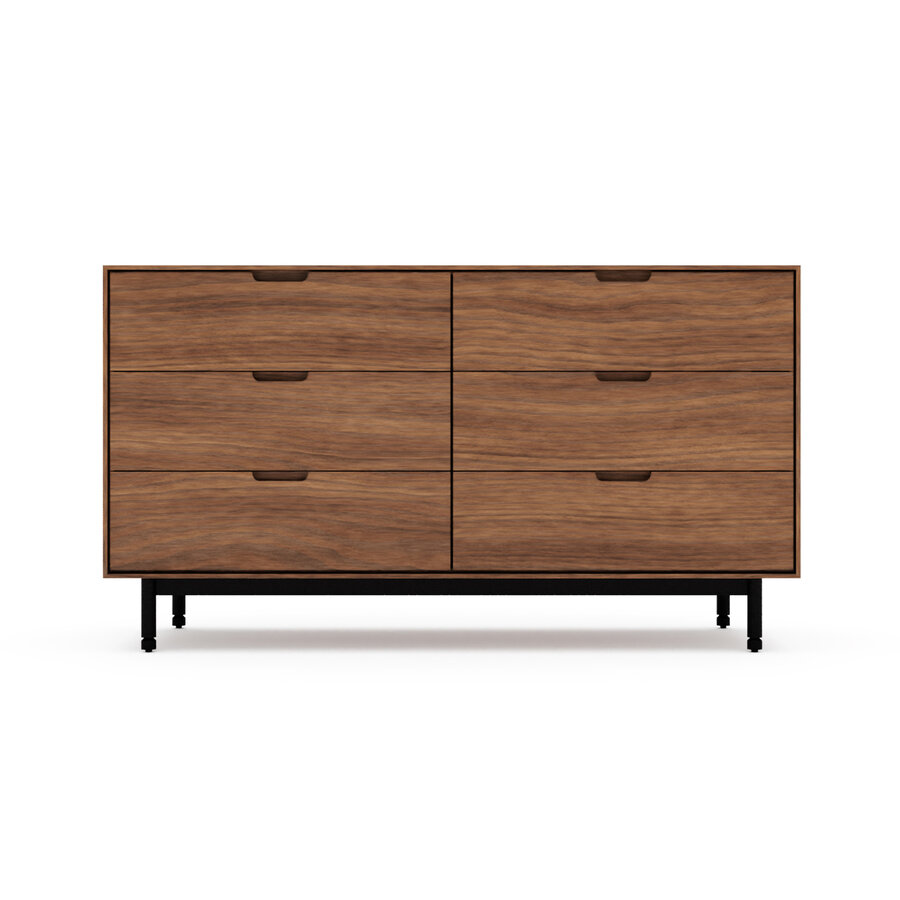 ARMOIRE MUNRO 6 TIROIRS NOYER par Gus* Modern