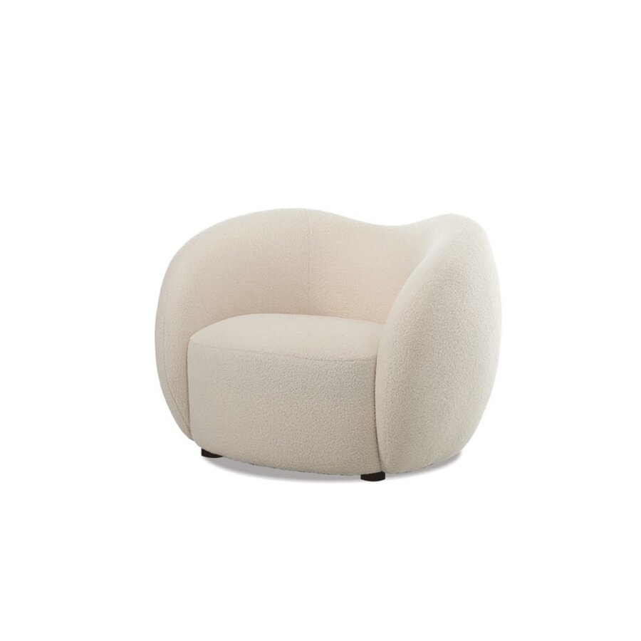 FAUTEUIL DUNE CRÈME PIVOTANT ET FIXE