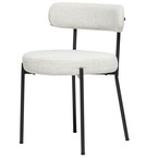 CHAISE MOLLY BOUCLE BLANC