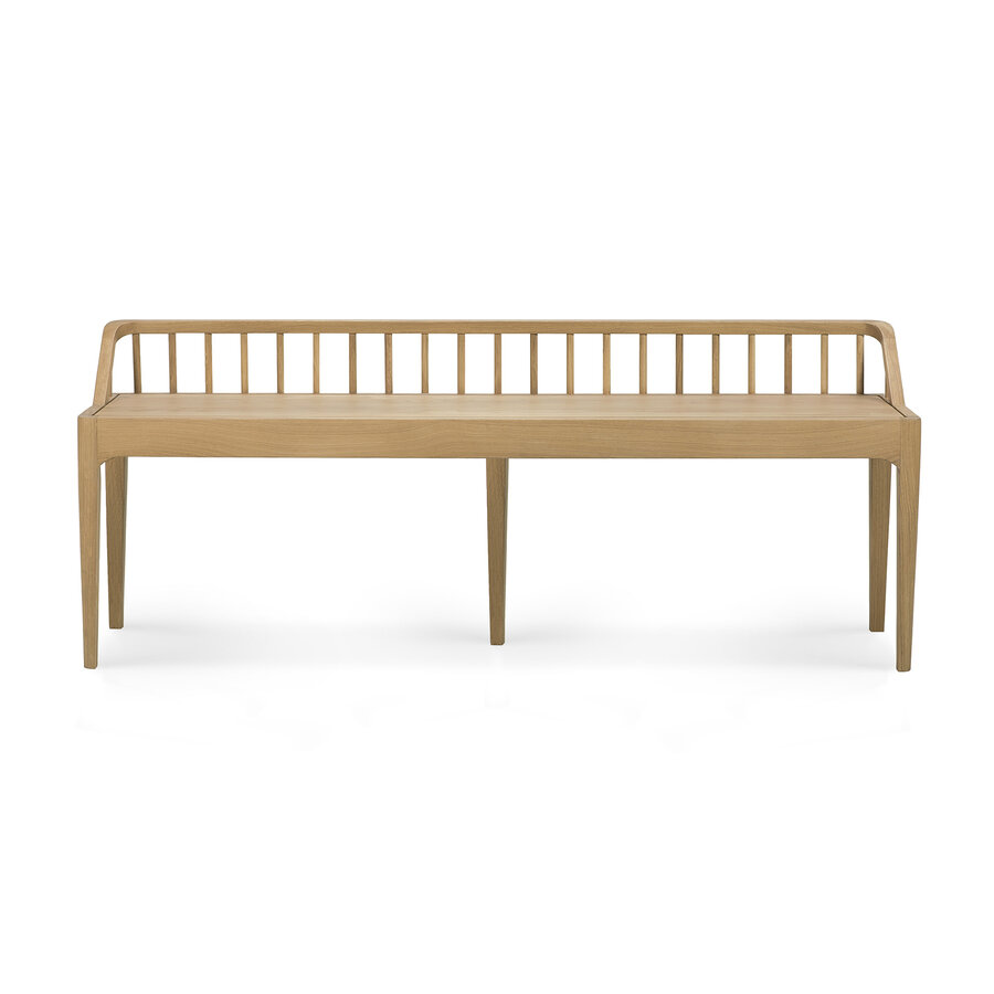 BANC SPINDLE 59'' - CHÊNE par Ethnicraft