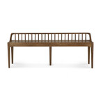 SPINDLE BENCH 59'' - RECLAIMED TEAK by Ethnicraft