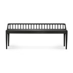 BANC SPINDLE 59'' - CHÊNE VERNI - NOIR par Ethnicraft