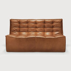N701 Old Saddle leather sofa - 2 seaters by Ethnicraft