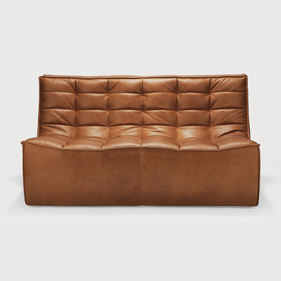 N701 Old Saddle leather sofa - 2 seaters by Ethnicraft