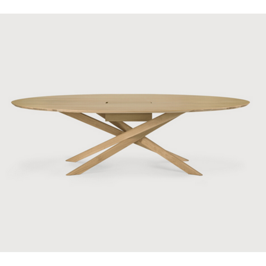 MIKADO MEETING TABLE 105.5'' - OVAL - OAK by Ethnicraft