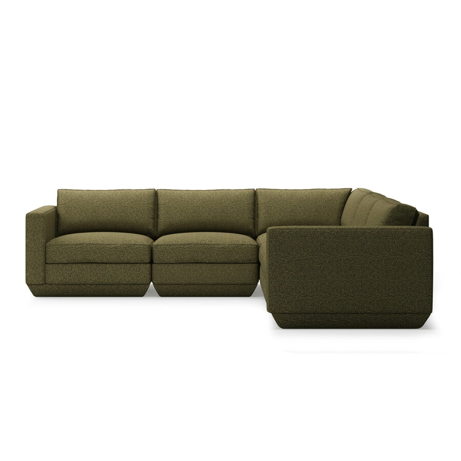 Podium bi-sectional corner 5-pc by Gus* Modern