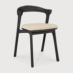 BOK OUTDOOR DINING CHAIR - VARNISHED TEAK - BLACK by Ethnicraft