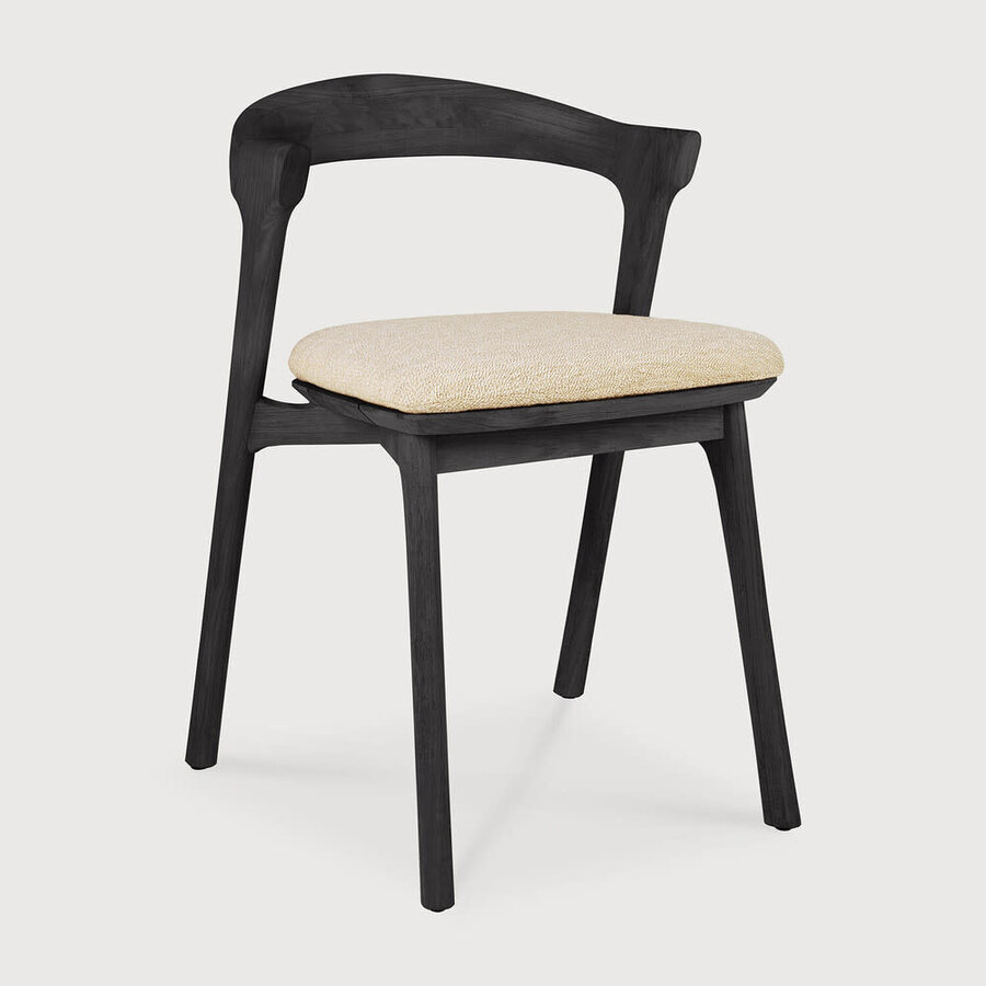 BOK OUTDOOR DINING CHAIR - VARNISHED TEAK - BLACK by Ethnicraft