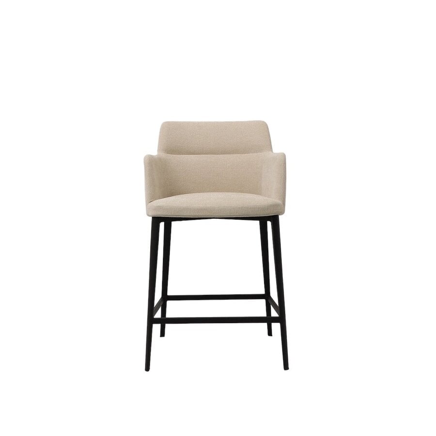 TABOURET COMPTOIR WILLIAMSBURG TISSU OATMEAL