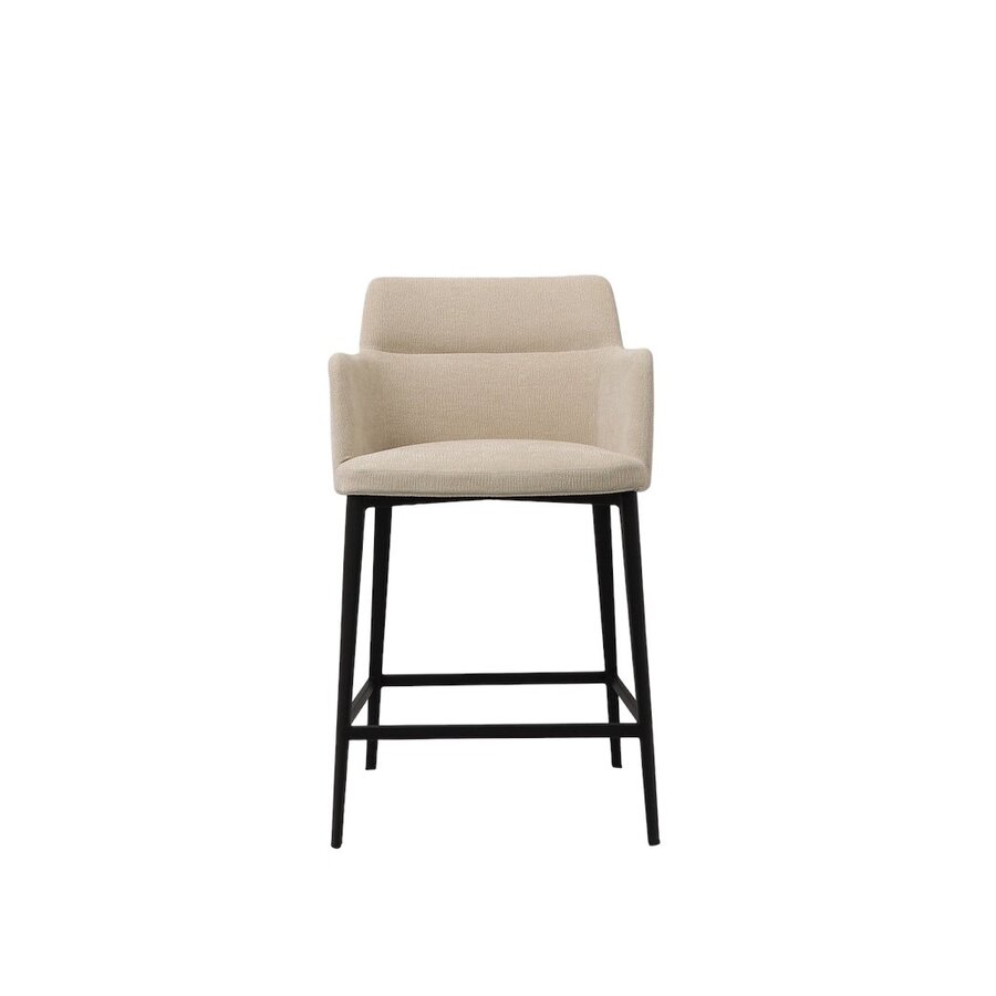 WILLIAMSBURG COUNTER STOOL FABIRC OATMEAL