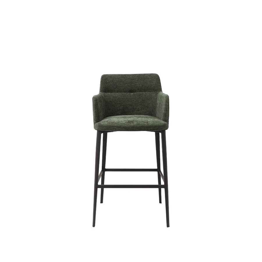 TABOURET COMPTOIR WILLIAMSBURG TISSU VERT