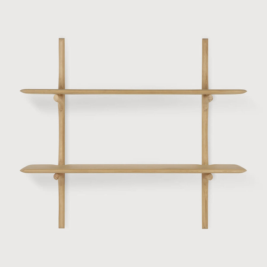 ÉTAGÈRE MURALE PI - 2 TABLETTES par Ethnicraft