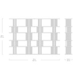 ALBION 6-6-TIER SHELF