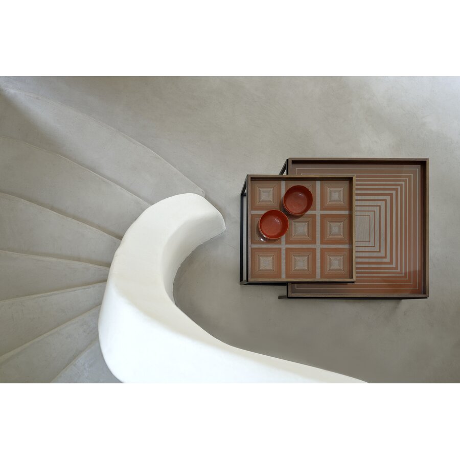 TRAY SQUARE COFFEE TABLE SET