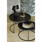 ENSEMBLE DE TABLES À CAFÉ TRAY RONDES - LARGE ET EXTRA LARGE